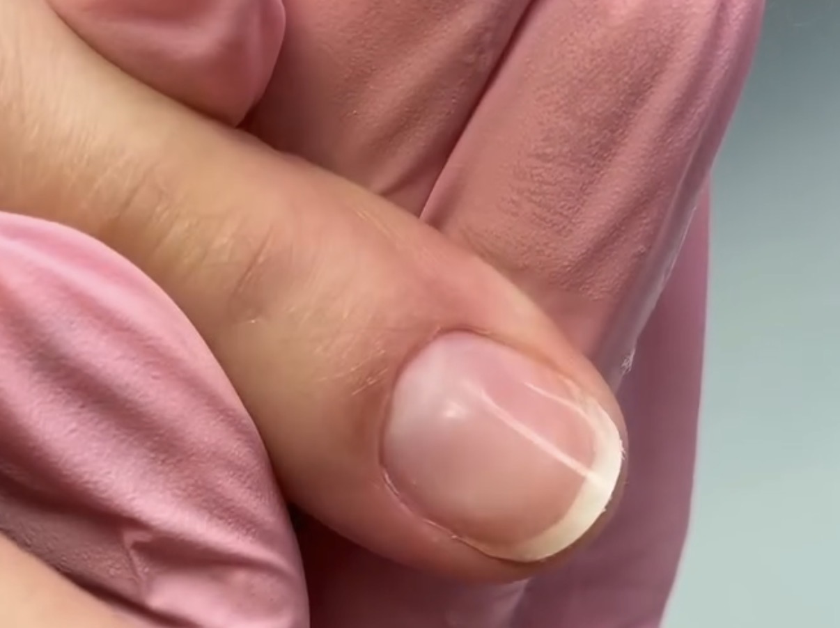 Ongles après la manucure